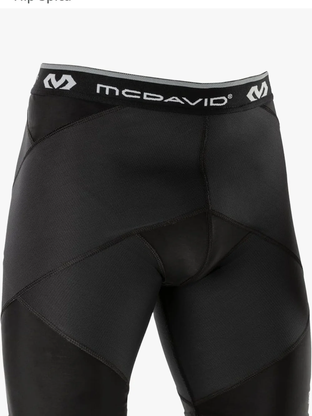 McDavid Men’s Black Athletic Compression Shorts